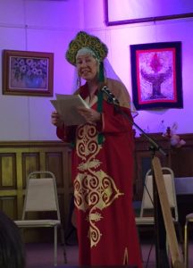 Linda Seger performs as Santa Sophia Byzantine Martyr