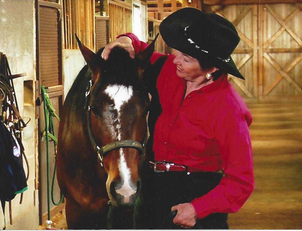 Linda Seger with her horse