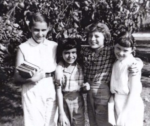 Linda Seger with sister Holly as children